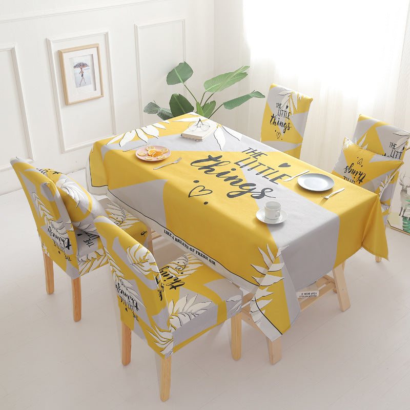 Cotton Linen Waterproof Disposable Rectangular Coffee Table Table Mat Tablecloth