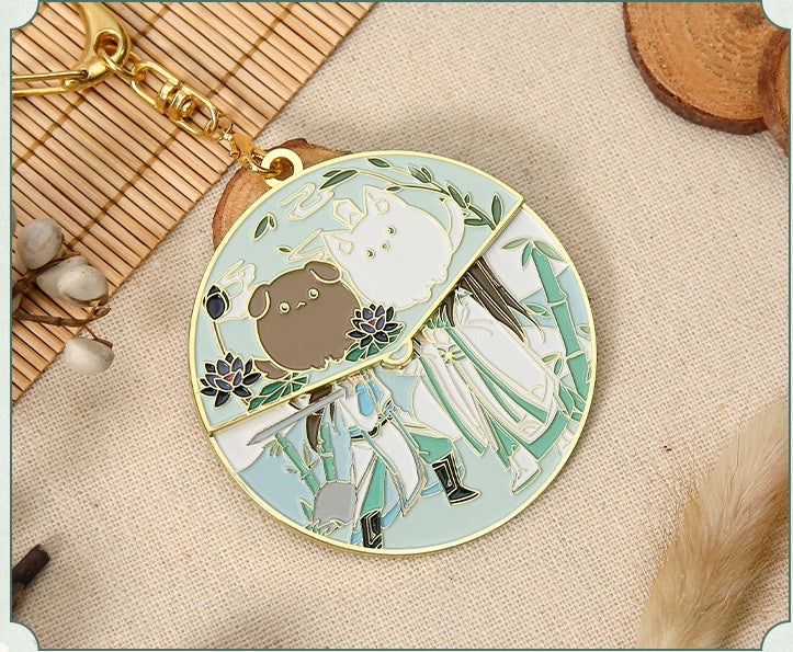 Peripheral Pendant Keychain For Self-help Guide
