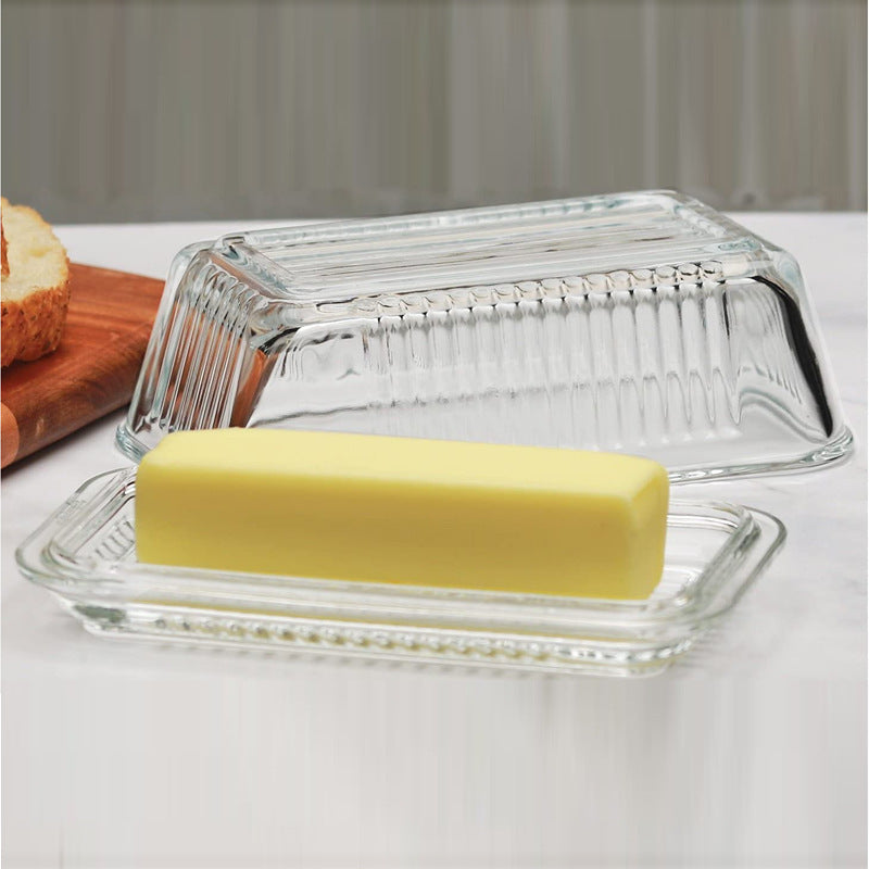 Glass Rectangular Storage Box