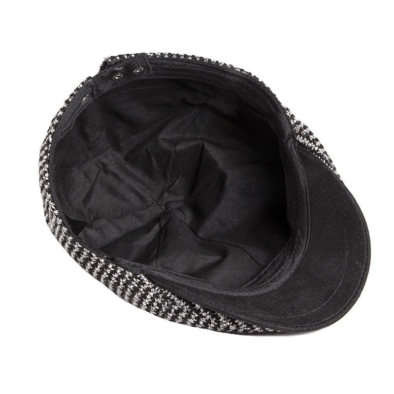 Men's British Vintage Knitted Beret Cap