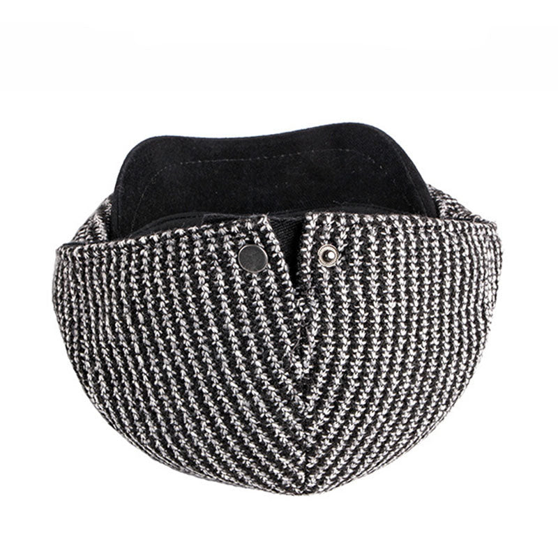 Men's British Vintage Knitted Beret Cap