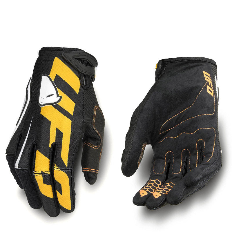 Fashion Simple Long Finger Motorcycle Cross-Country Gloves