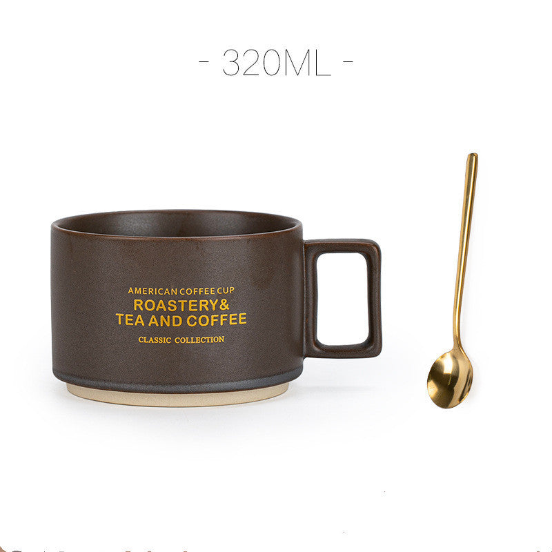American Retro Coffee Cup And Saucer Set