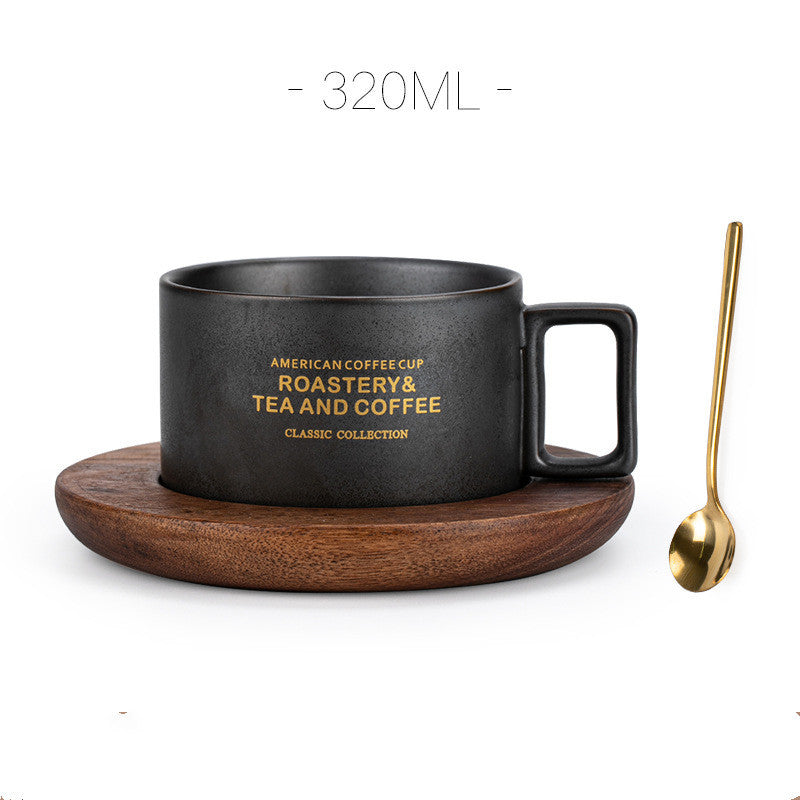 American Retro Coffee Cup And Saucer Set