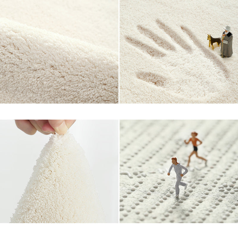 Cartoon Round Lamb Wool Home Living Room Non-Slip Carpet