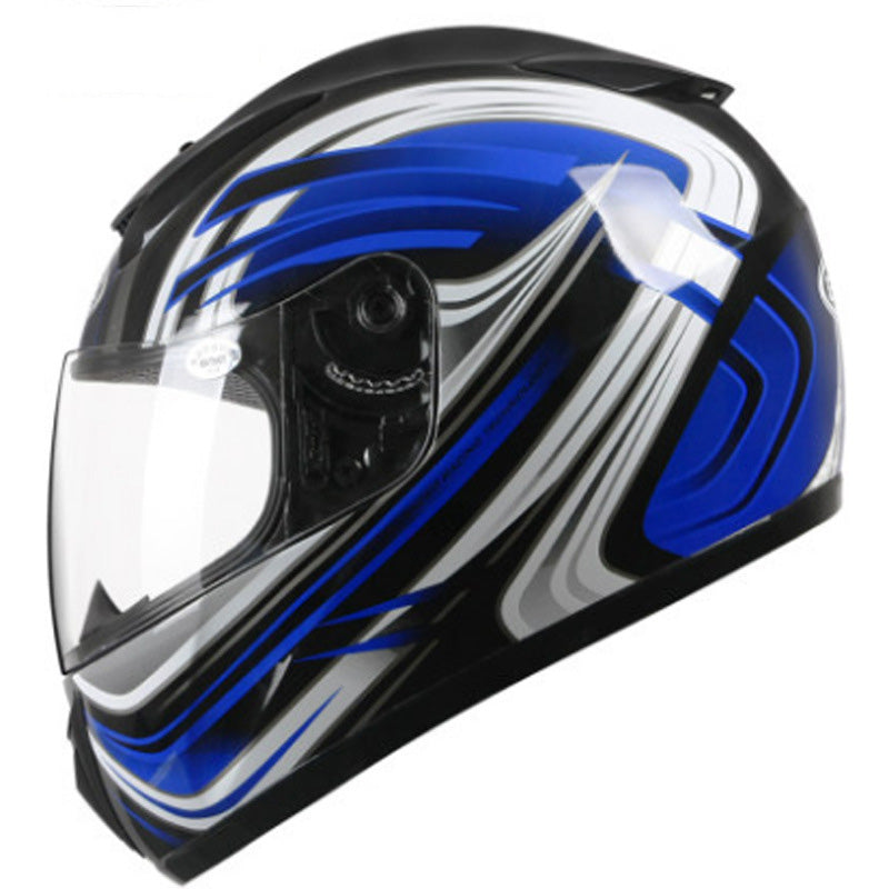 Casque de moto électrique intégral pour homme