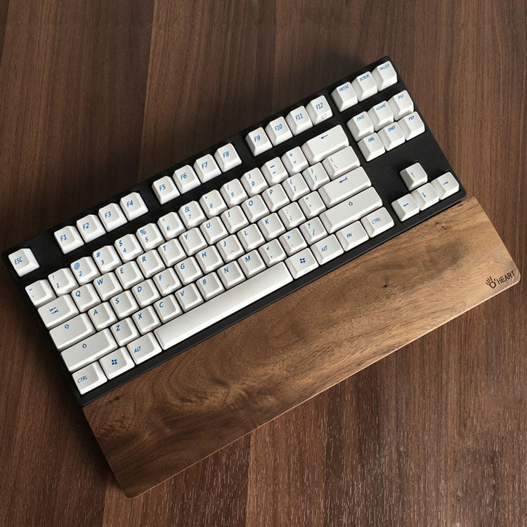 Solid Wood Black Walnut Hand Rest Mechanical Keyboard