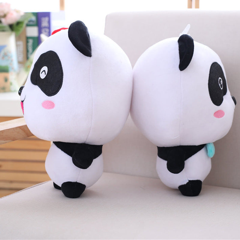 Hot Baby Bus Cute Panda Plush Toy Soft Stuffed