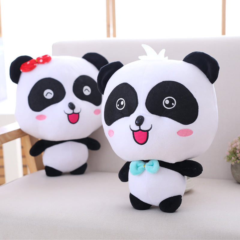 Hot Baby Bus Cute Panda Plush Toy Soft Stuffed