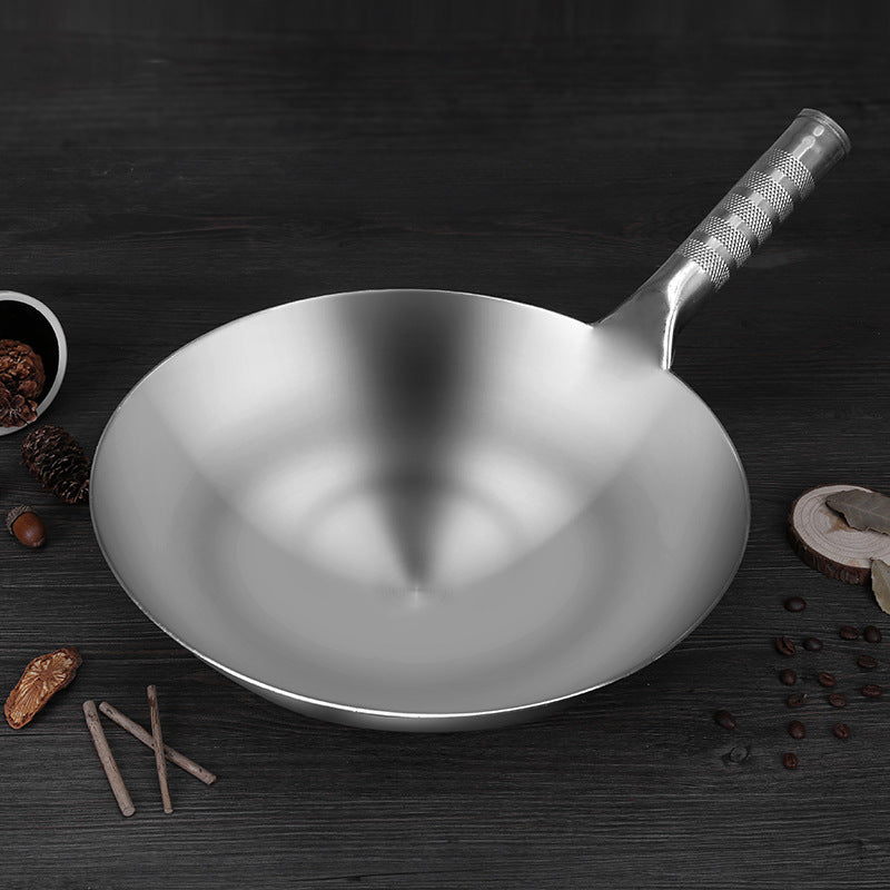Food Grade Thickened Non-Sticky Uncoated Round Bottom Commercial Household Pot