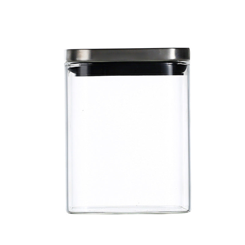 Spot Sealed Storage Tank High Borosilicate Glass Tea Seasoning Jar Dried Fruit Milk Powder Jar Kitchen Supplies Can Be Customized