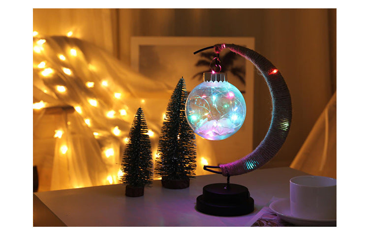Lampe LED lune en forme de boule