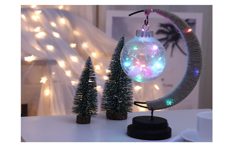 Lampe LED lune en forme de boule