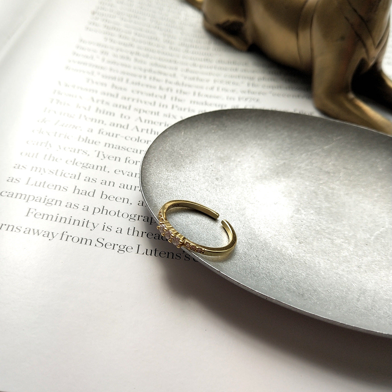 Index Finger Atmosphere Open Ring Japanese and Korean Personality Decorative Ring