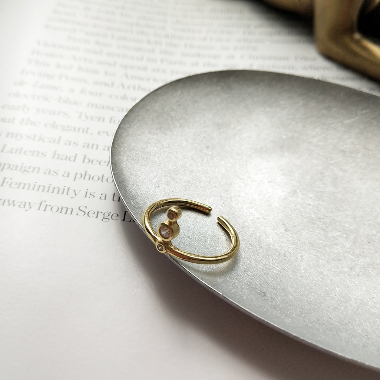 Index Finger Atmosphere Open Ring Japanese and Korean Personality Decorative Ring