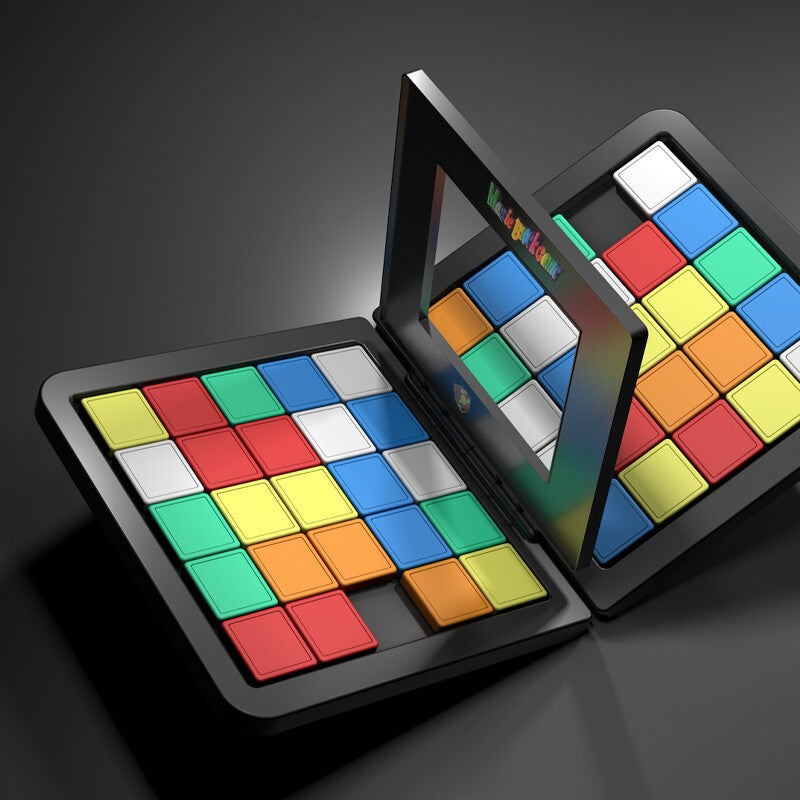 Color Battle Square Race Game Parent-Child Square Desktop Kids Puzzles Learning Educational Toys Anti Stress Boys Girls Gifts