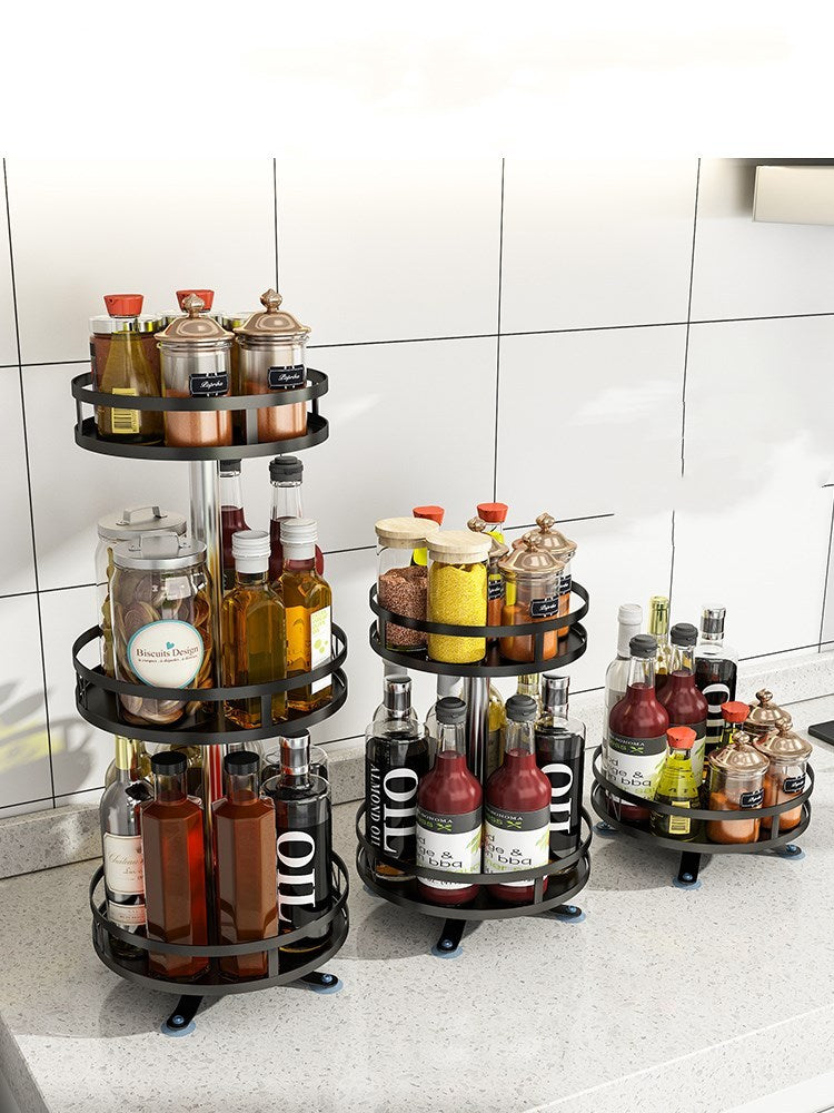 Kitchen Seasoning Soy Sauce Bottle Rack Storage Rack