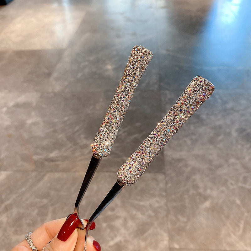 Three-piece Set of Gold-plated Chopsticks Fork and Spoon
