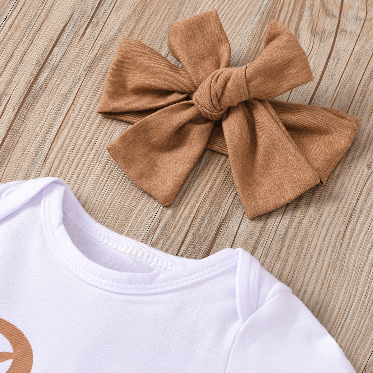 Kiko Ins Baby European And American Summer Letters Babe Short-Sleeved Romper