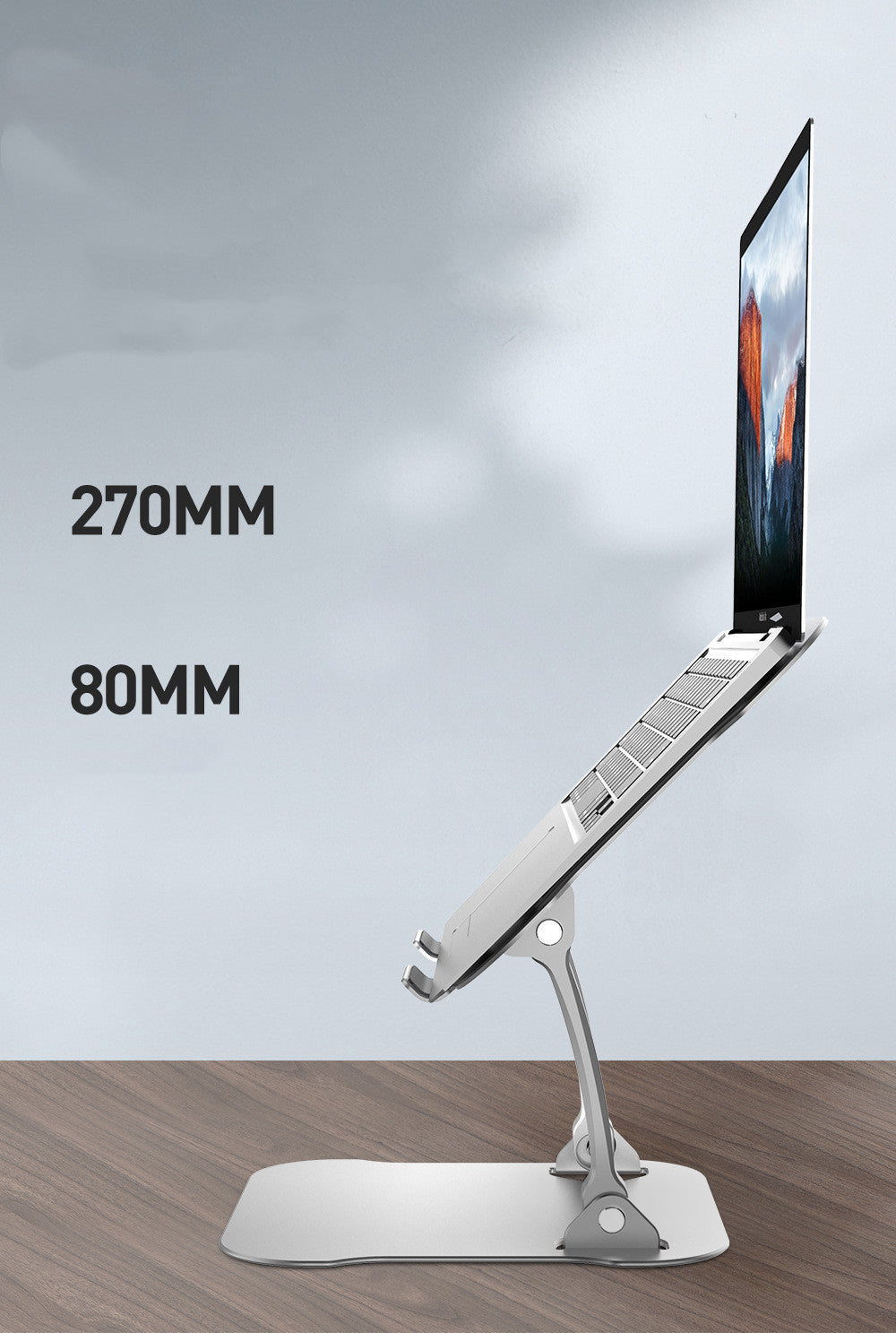 Compatible with Apple, Adjustable Lifting Laptop Bracket Aluminum Alloy Desktop Folding Ipad Tablet Cooling Bracket