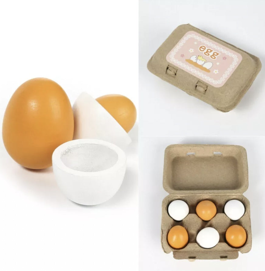 Play House Simulation Chicken Duck Egg Group Wooden