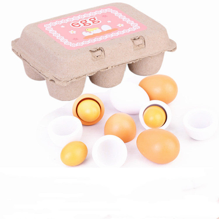 Play House Simulation Chicken Duck Egg Group Wooden
