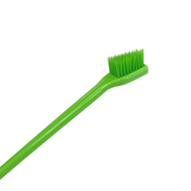 Two-Headed Pet Cat Cleaning Toothbrush