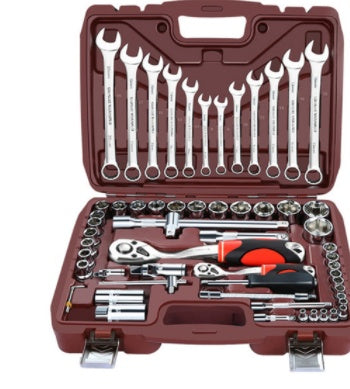 Socket Sleeve Ratchet Wrench Combination Set Multifunctional