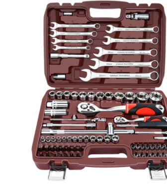 Socket Sleeve Ratchet Wrench Combination Set Multifunctional