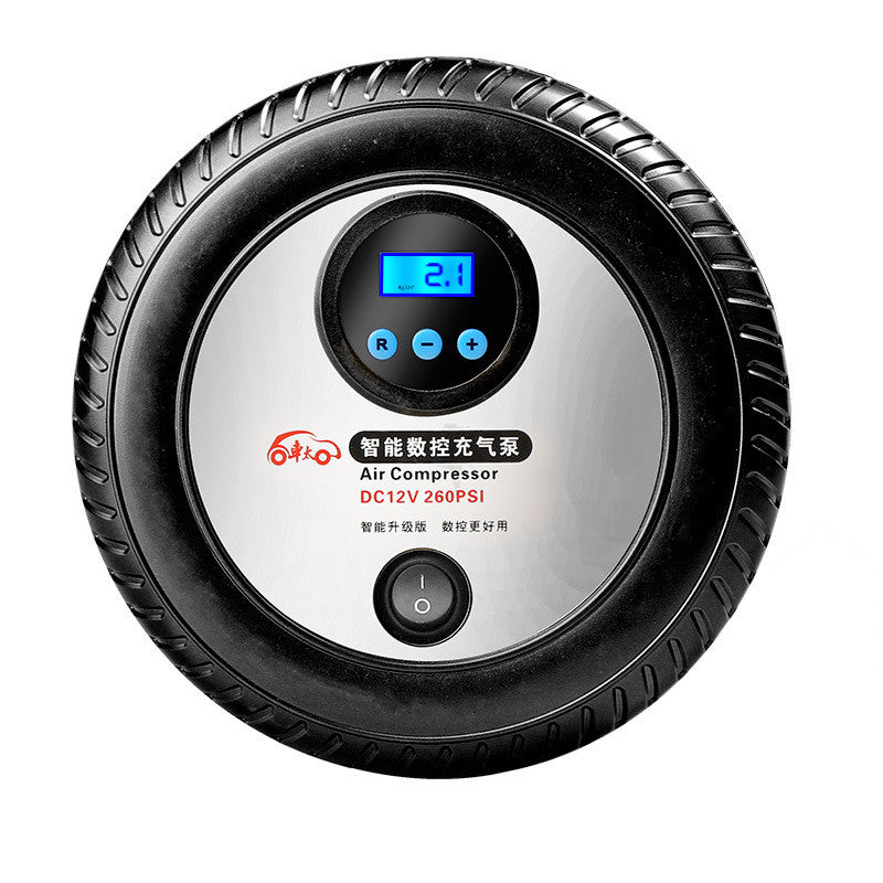 12 V Portable Auto Pump Emergency Tire Digital Display Car