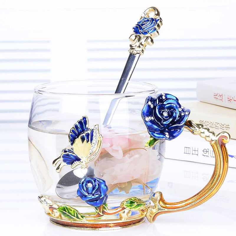 Enamel Water Cup Tea Cup Household High Temperature Resistance