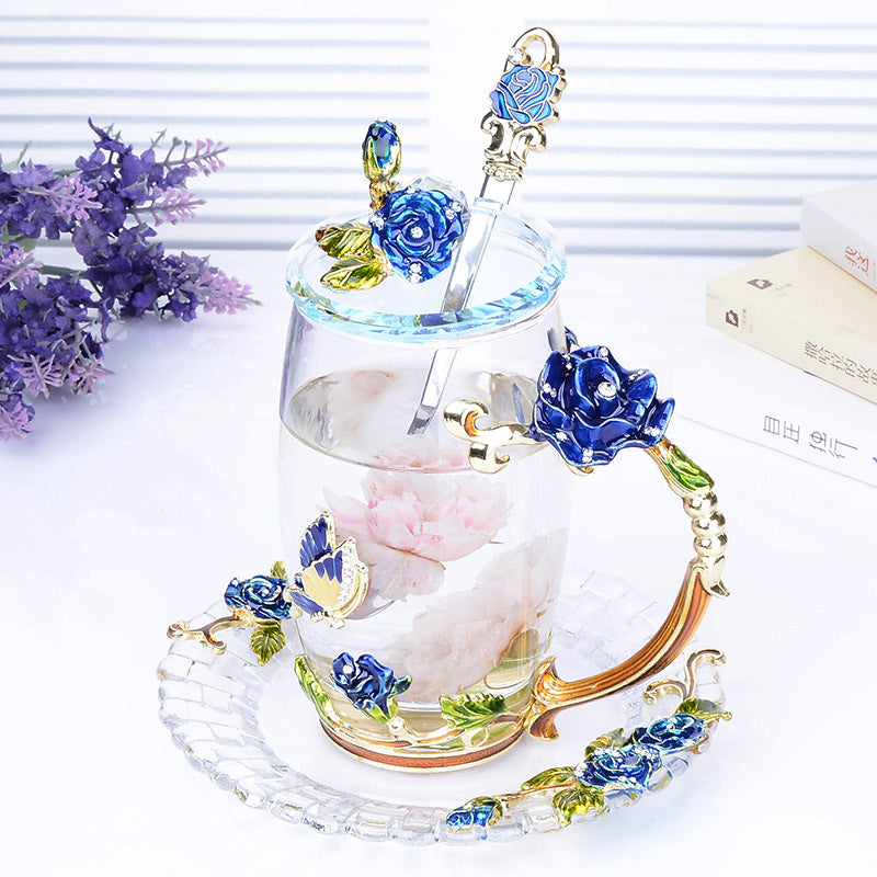 Enamel Water Cup Tea Cup Household High Temperature Resistance