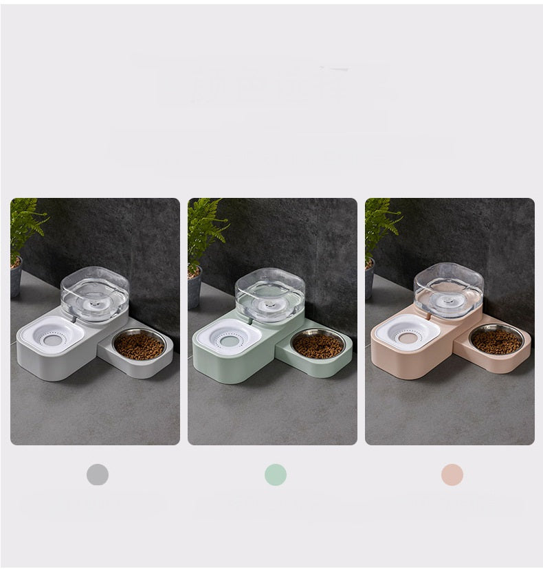 Bol distributeur d'eau automatique pour chat, anti-renversement, pour nourriture et boisson