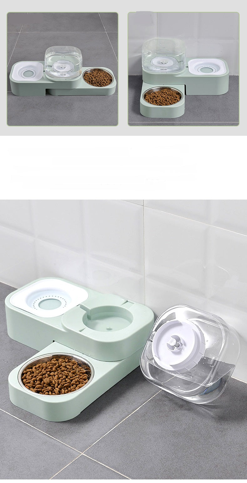 Bol distributeur d'eau automatique pour chat, anti-renversement, pour nourriture et boisson