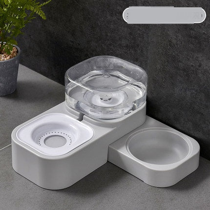 Bol distributeur d'eau automatique pour chat, anti-renversement, pour nourriture et boisson