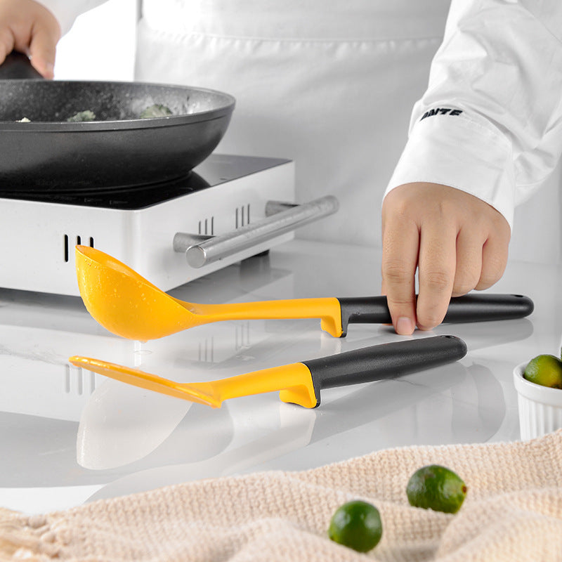 Ensemble d'ustensiles de cuisine en silicone pour seau carré de rangement