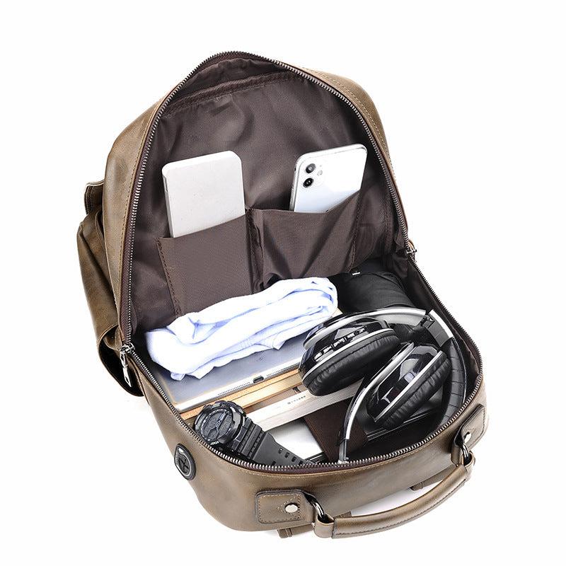 Men's Casual Travel Fashion Sports Large-Capacity Backpack