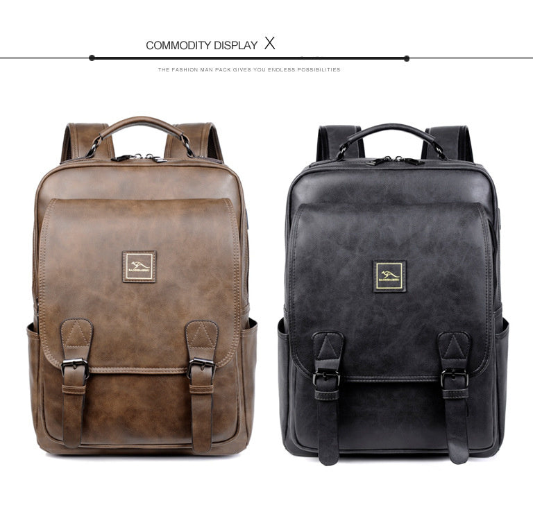 Men's Casual Travel Fashion Sports Large-Capacity Backpack