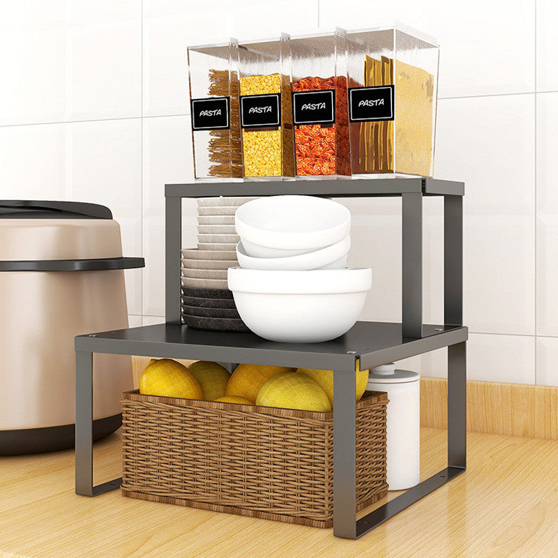 Kitchen Shelf Countertop Spice Rack Multifunctional