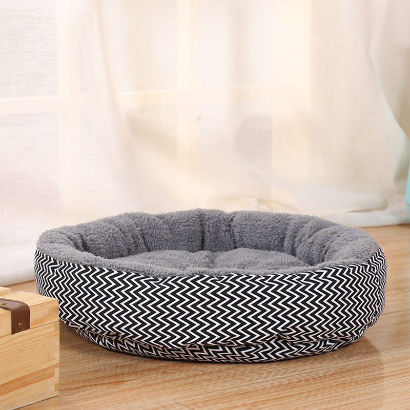 Fournitures pour animaux de compagnie Niche ronde pour animaux de compagnie Niche de sommeil profond Niche pour chat