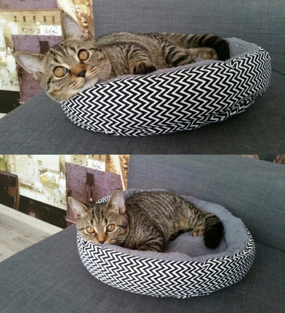 Fournitures pour animaux de compagnie Niche ronde pour animaux de compagnie Niche de sommeil profond Niche pour chat