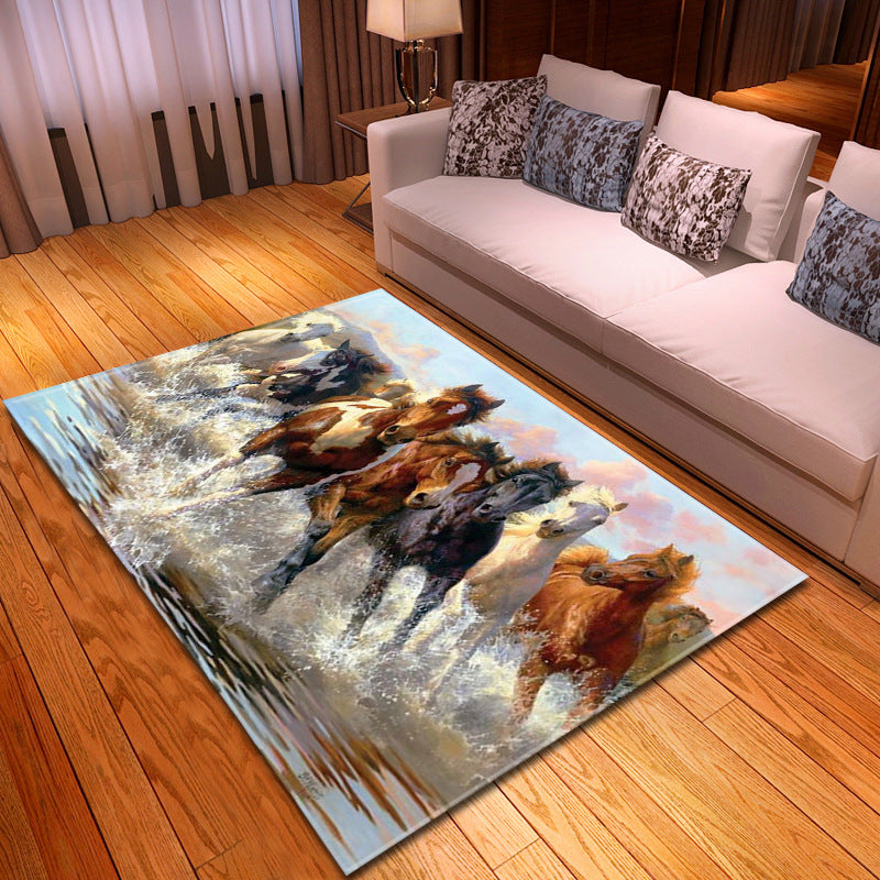 Home Furnishing Animal Anti-slip Large Carpet