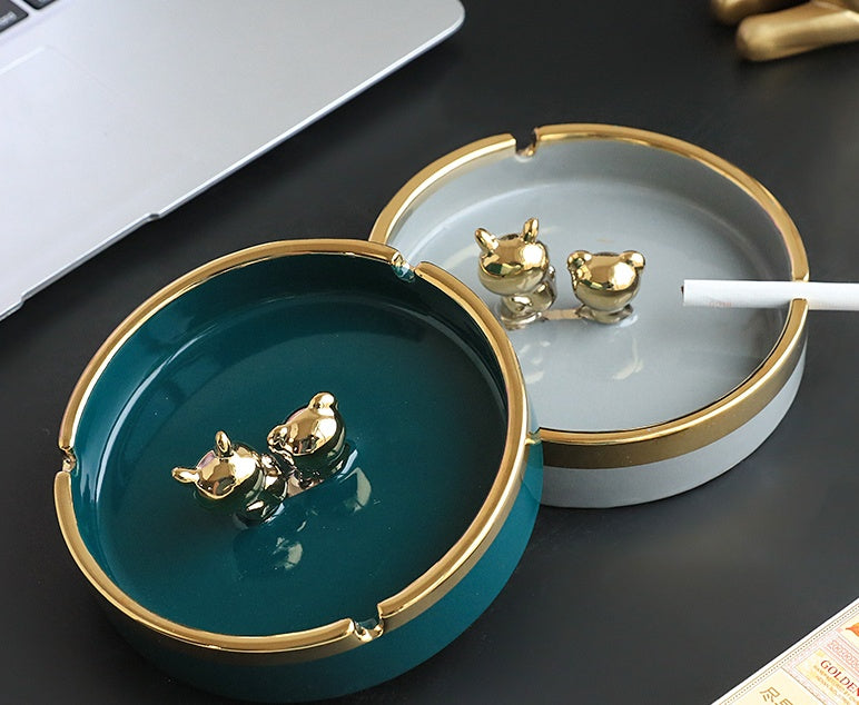 Cendrier en céramique style luxe léger