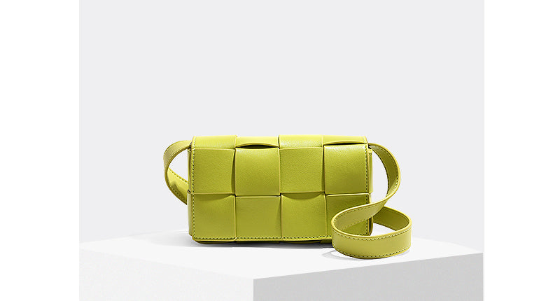 Leather Belt bag Fashion All-match Chest Bag Shoulder Messenger Small Square Bag