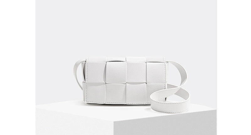 Leather Belt bag Fashion All-match Chest Bag Shoulder Messenger Small Square Bag