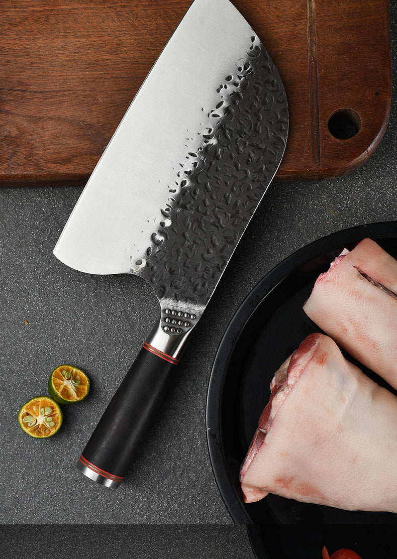 Stainless Steel Forged Steel Head Chef Knife Bone Chopping Knife Butcher Knife