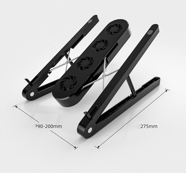 Notebook Computer Bracket Folding Radiator Exhaust Air Cooling Fan