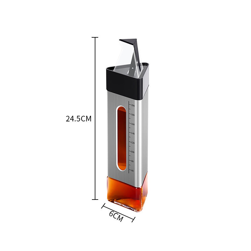 Leak-Proof Stainless Steel Oiler Seasoning Bottle