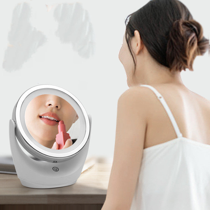 Intelligent Dimming Led Makeup Mirror With Light Desktop Light Supplement Small Mirror