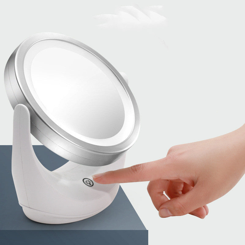 Intelligent Dimming Led Makeup Mirror With Light Desktop Light Supplement Small Mirror